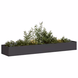 VidaXL 860766 planter Steel Black - Additional view 2