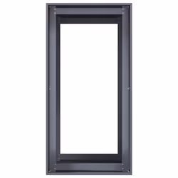 vidaXL Planter Outdoor Flower Pot Garden Raised Bed Patio Plant Pot Steel - steel/anthracite, 40 x 80 x 80 cm - Additional view 4