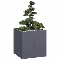 VidaXL 860782 planter Steel Anthracite - Additional view 2