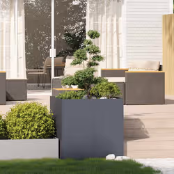 VidaXL 860782 planter Steel Anthracite - Additional view 3