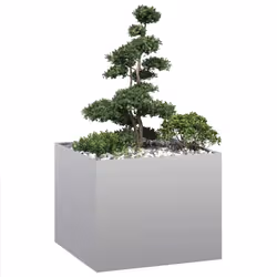 VidaXL 860827 planter Galvanized steel - Additional view 2