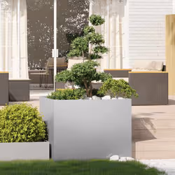 VidaXL 860827 planter Galvanized steel - Additional view 3