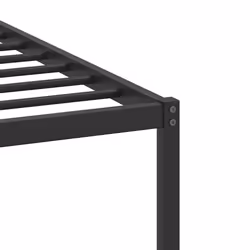 vidaXL Bed Frame without Mattress Smoked Oak 90x190 cm Single Engineered Wood - smoked oak, 90 x 190 cm - Additional view 9