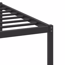 vidaXL Bed Frame without Mattress Smoked Oak 90x190 cm Single Engineered Wood - smoked oak, 100 x 200 cm - Additional view 9