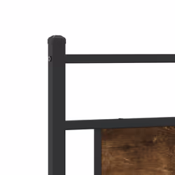vidaXL Bed Frame without Mattress Smoked Oak 193x203 cm Engineered Wood - Additional view 8