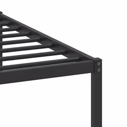 vidaXL Bed Frame without Mattress Smoked Oak 90x190 cm Single Engineered Wood - sonoma oak, 160 x 200 cm - Additional view 9