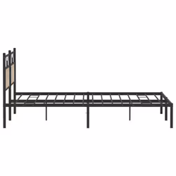 vidaXL Bed Frame without Mattress Sonoma Oak 183x213 cm Engineered Wood - Additional view 6