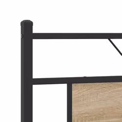 vidaXL Bed Frame without Mattress Sonoma Oak 183x213 cm Engineered Wood - Additional view 8