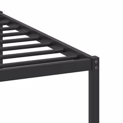 vidaXL Bed Frame without Mattress Engineered Wood - brown oak, 183 x 203 cm - Additional view 9