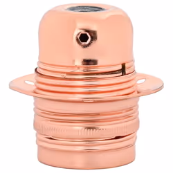 vidaXL Lamp Holders 2 pcs Red Bronze E27 lamp base screw-in socket bulb holder - rose gold, 59 x 60 mm - Additional view 2