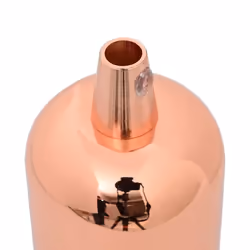 vidaXL Lamp Holders 2 pcs Red Bronze E27 lamp base screw-in socket bulb holder - rose gold, 41 x 86 mm - Additional view 4