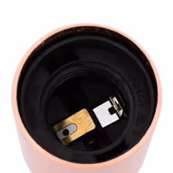 vidaXL Lamp Holders 2 pcs Red Bronze E27 lamp base screw-in socket bulb holder - rose gold, 41 x 86 mm - Additional view 5