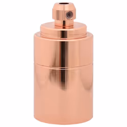 vidaXL Lamp Holders 2 pcs Red Bronze E27 lamp base screw-in socket bulb holder - rose gold, 41 x 80 mm - Additional view 2