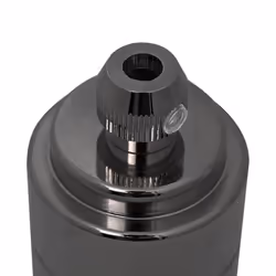 vidaXL Lamp Holders 2 pcs Red Bronze E27 lamp base screw-in socket bulb holder - glossy black, 41 x 80 mm - Additional view 4