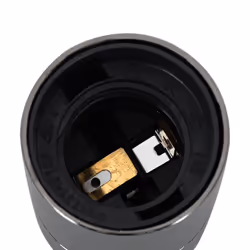 vidaXL Lamp Holders 2 pcs Red Bronze E27 lamp base screw-in socket bulb holder - glossy black, 41 x 80 mm - Additional view 5