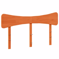 vidaXL Bed Frame without Mattress Bed Solid Wood Pine - wax brown, 135 x 190 cm - Additional view 5