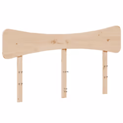 vidaXL Bed Frame without Mattress Bed Solid Wood Pine - natural, 120 x 190 cm - Additional view 5