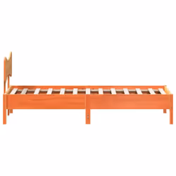 vidaXL Bed Frame without Mattress Bed Solid Wood Pine - wax brown, 75 x 190 cm - Additional view 6