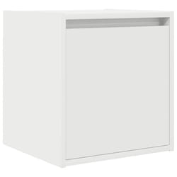 vidaXL Wall-Mounted Bedside Cabinets 2 pcs Concrete Grey 38x34x40 cm - white, 1 pcs