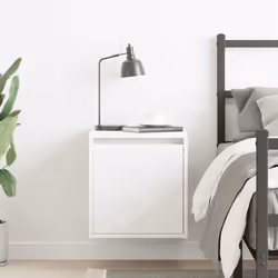 vidaXL Wall-Mounted Bedside Cabinets 2 pcs Concrete Grey 38x34x40 cm - white, 1 pcs - Additional view 2