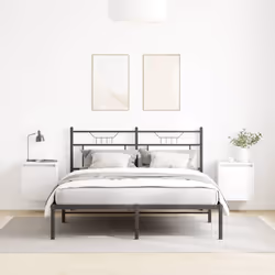 vidaXL Wall-Mounted Bedside Cabinets 2 pcs Concrete Grey 38x34x40 cm - white, 2 pcs - Additional view 2
