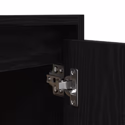 vidaXL Wall-Mounted Bedside Cabinets 2 pcs Concrete Grey 38x34x40 cm - black, 1 pcs - Additional view 10