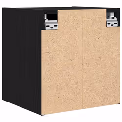 vidaXL Wall-Mounted Bedside Cabinets 2 pcs Concrete Grey 38x34x40 cm - black, 1 pcs - Additional view 7