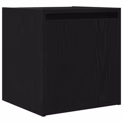 vidaXL Wall-Mounted Bedside Cabinets 2 pcs Concrete Grey 38x34x40 cm - black, 2 pcs - Additional view 4