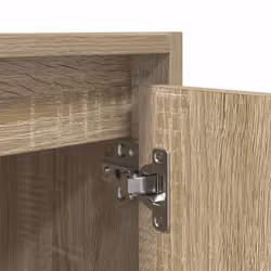 vidaXL Wall-Mounted Bedside Cabinets 2 pcs Concrete Grey 38x34x40 cm - sonoma oak, 1 pcs - Additional view 10