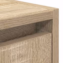 vidaXL Wall-Mounted Bedside Cabinets 2 pcs Concrete Grey 38x34x40 cm - sonoma oak, 1 pcs - Additional view 9
