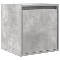 vidaXL Wall-Mounted Bedside Cabinets 2 pcs Concrete Grey 38x34x40 cm - concrete grey, 1 pcs