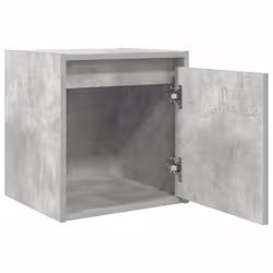 vidaXL Wall-Mounted Bedside Cabinets 2 pcs Concrete Grey 38x34x40 cm - concrete grey, 2 pcs - Additional view 5