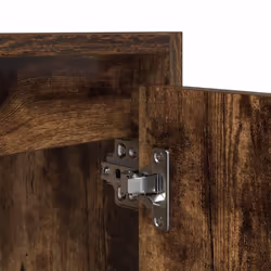 vidaXL Wall-Mounted Bedside Cabinets 2 pcs Concrete Grey 38x34x40 cm - smoked oak, 1 pcs - Additional view 10