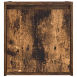 vidaXL Wall-Mounted Bedside Cabinets 2 pcs Concrete Grey 38x34x40 cm - smoked oak, 1 pcs - Additional view 5