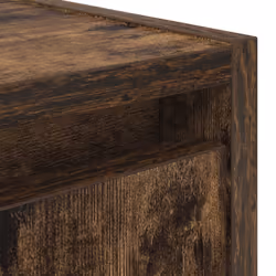 vidaXL Wall-Mounted Bedside Cabinets 2 pcs Concrete Grey 38x34x40 cm - smoked oak, 2 pcs - Additional view 10