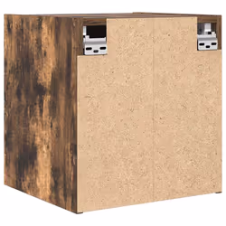 vidaXL Wall-Mounted Bedside Cabinets 2 pcs Concrete Grey 38x34x40 cm - smoked oak, 2 pcs - Additional view 8