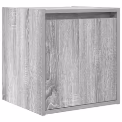 vidaXL Wall-Mounted Bedside Cabinets 2 pcs Concrete Grey 38x34x40 cm - grey sonoma, 2 pcs - Additional view 4