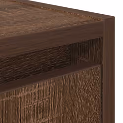 vidaXL Wall-Mounted Bedside Cabinets 2 pcs Concrete Grey 38x34x40 cm - brown oak, 1 pcs - Additional view 9