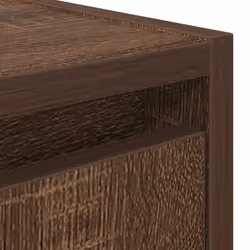 vidaXL Wall-Mounted Bedside Cabinets 2 pcs Concrete Grey 38x34x40 cm - brown oak, 2 pcs - Additional view 10