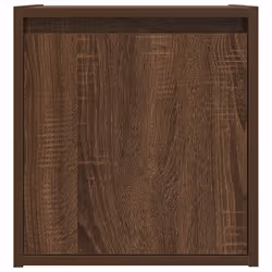 vidaXL Wall-Mounted Bedside Cabinets 2 pcs Concrete Grey 38x34x40 cm - brown oak, 2 pcs - Additional view 6