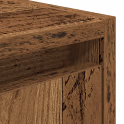 vidaXL Wall-Mounted Bedside Cabinets 2 pcs Concrete Grey 38x34x40 cm - old wood, 2 pcs - Additional view 10