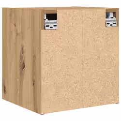 vidaXL Wall-Mounted Bedside Cabinets 2 pcs Concrete Grey 38x34x40 cm - artisan oak, 1 pcs - Additional view 7