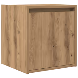 vidaXL Wall-Mounted Bedside Cabinets 2 pcs Concrete Grey 38x34x40 cm - artisan oak, 2 pcs - Additional view 4