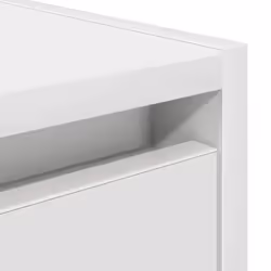 vidaXL Wall-mounted Bedside Cabinet White 38x34x40 cm bedside table nightstand - Additional view 8