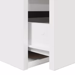 vidaXL Wall-mounted Bedside Cabinet White 38x34x40 cm bedside table nightstand - Additional view 9