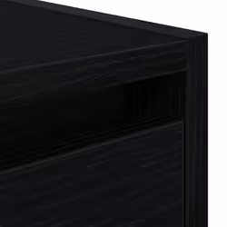 vidaXL Wall-mounted Bedside Cabinet Black Oak 38x34x40 cm bedside table - Additional view 8
