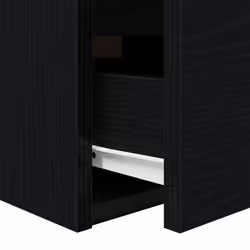vidaXL Wall-mounted Bedside Cabinet Black Oak 38x34x40 cm bedside table - Additional view 9
