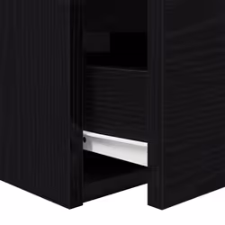 vidaXL Wall-mounted Bedside Cabinets 2 pcs Black Oak 38x34x40 cm bedside table - Additional view 10
