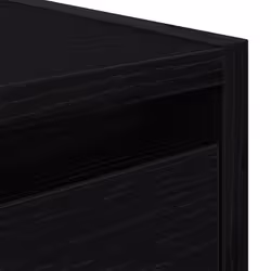 vidaXL Wall-mounted Bedside Cabinets 2 pcs Black Oak 38x34x40 cm bedside table - Additional view 9