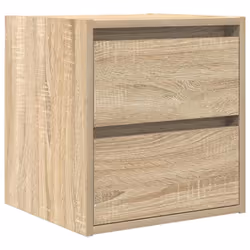 vidaXL Wall-mounted Bedside Cabinets 2 pcs Sonoma Oak 38x34x40 cm - Additional view 4